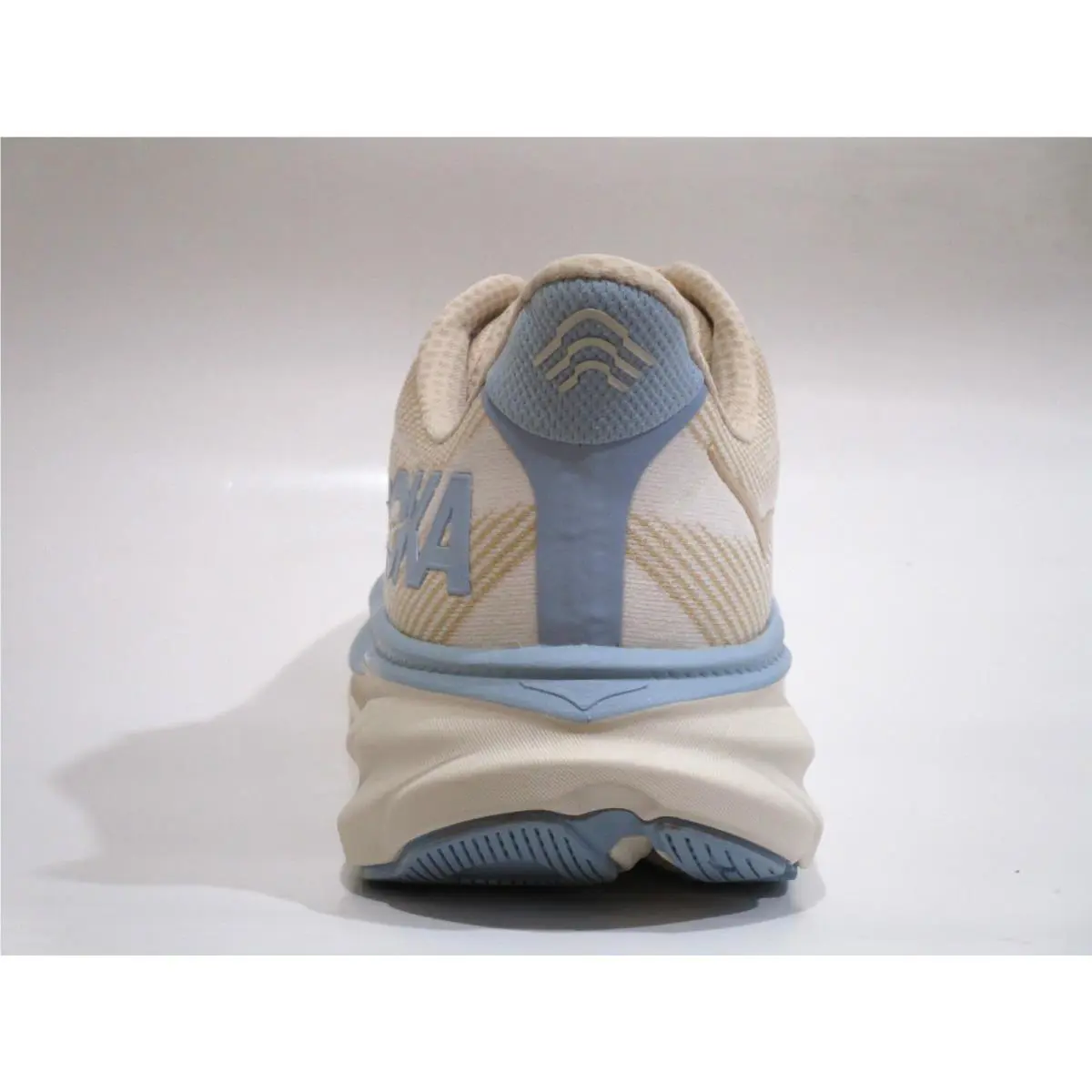 Hoka shoes - Hoka One One Clifton 9 - Beige/Blue 2