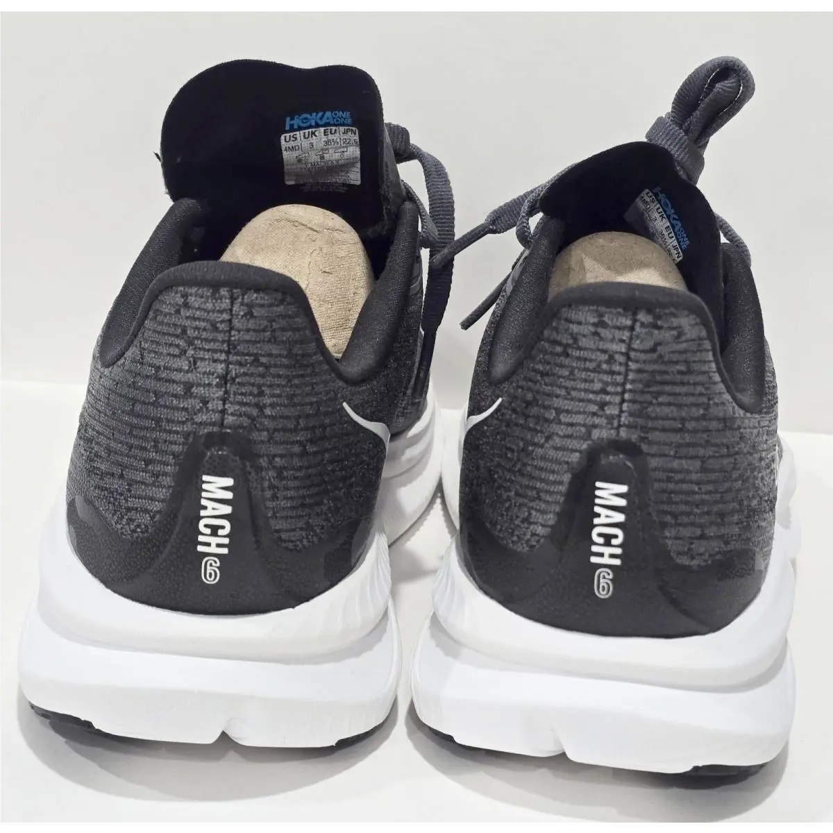 Hoka shoes - Mach 6 - Mach - Black (UPC: 197634097343) 7