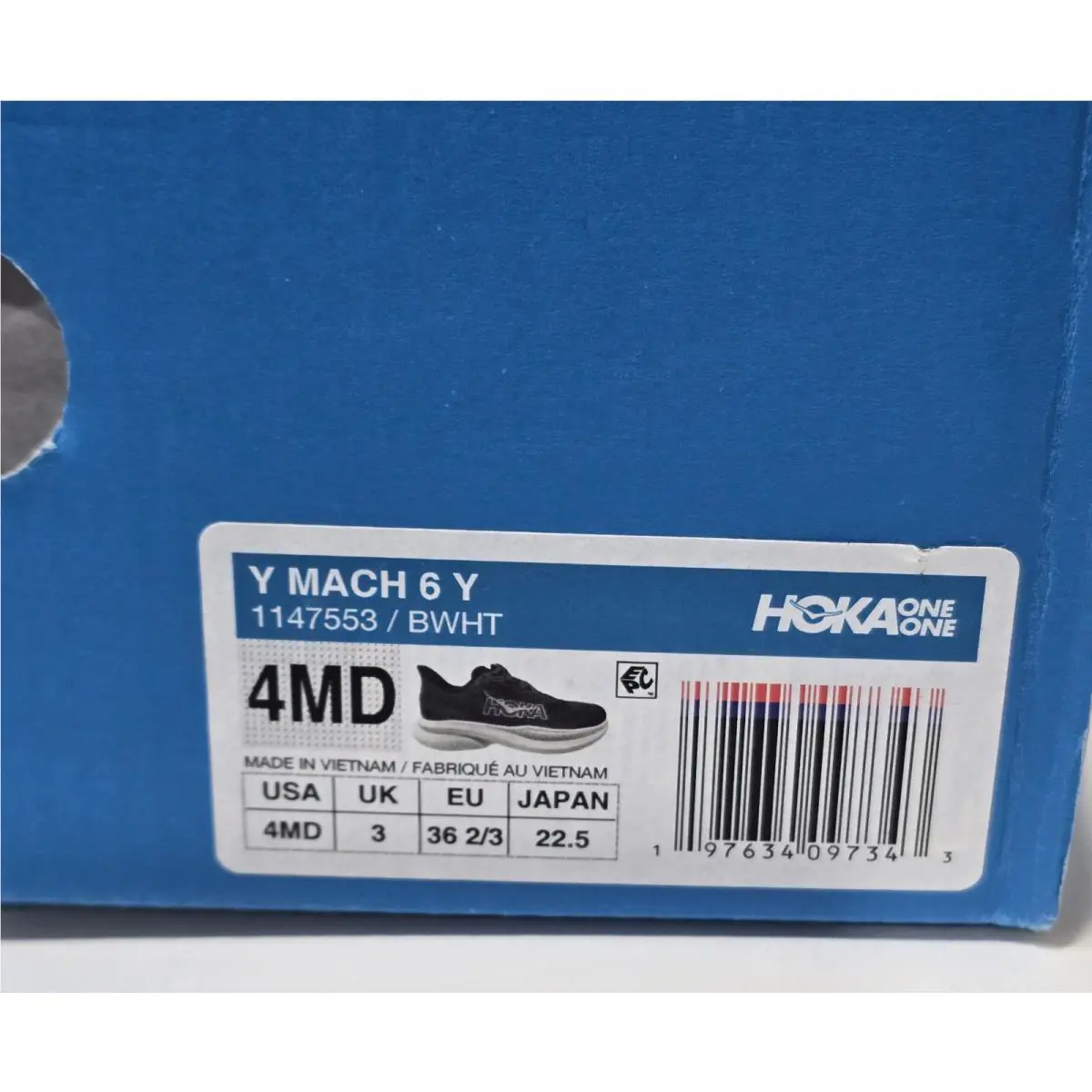 Hoka shoes - Mach 6 - Mach - Black (UPC: 197634097343) 9