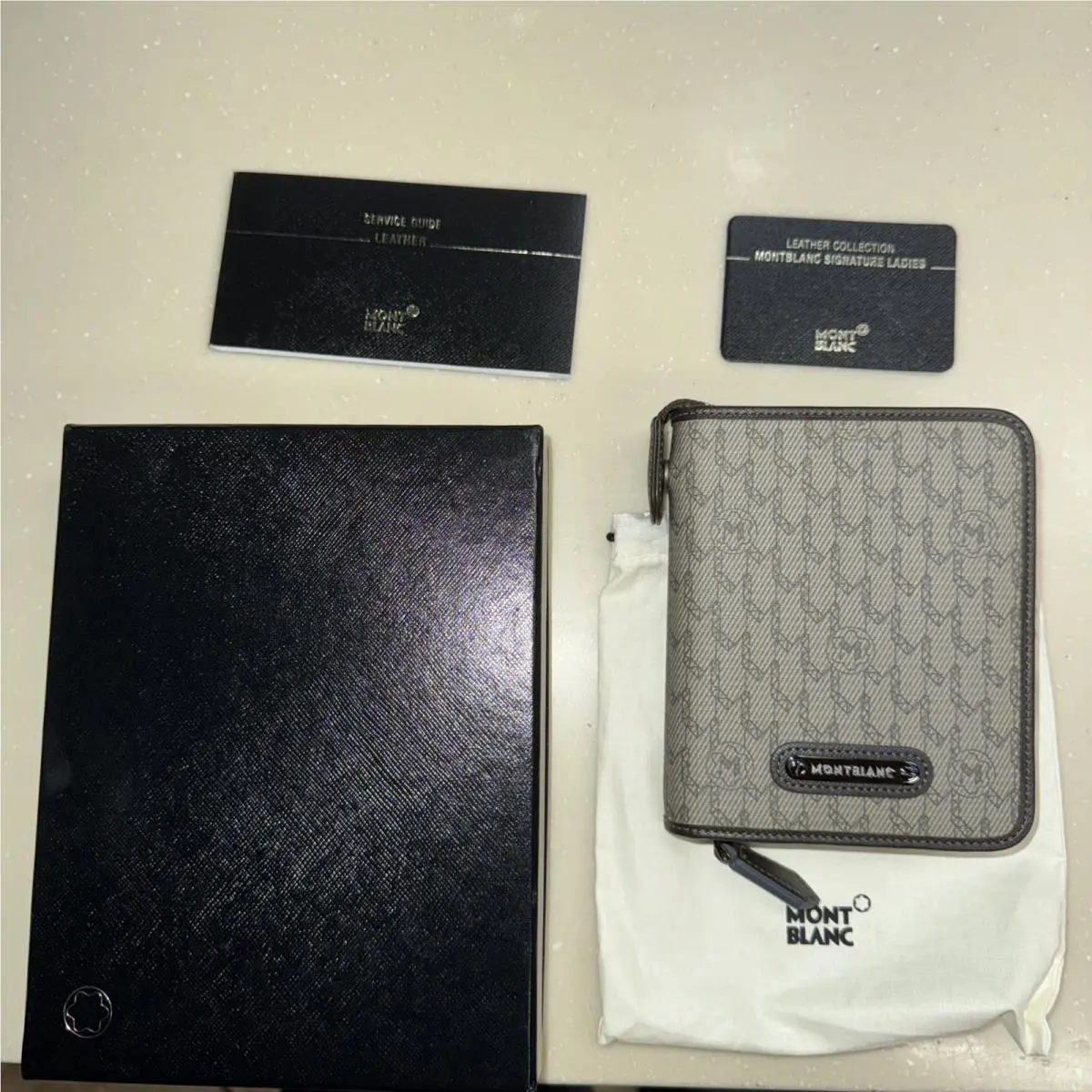 Montblanc Monogram 4cc Wallet and Notepad