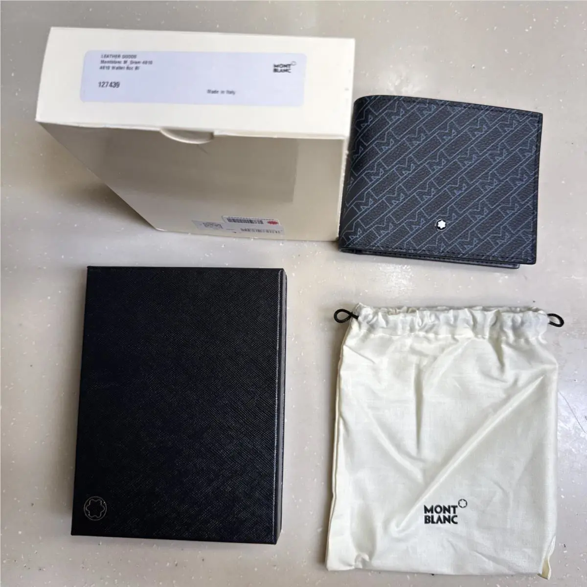 Montblanc M_gram 4810 Wallet 8cc – 127439 – Blue
