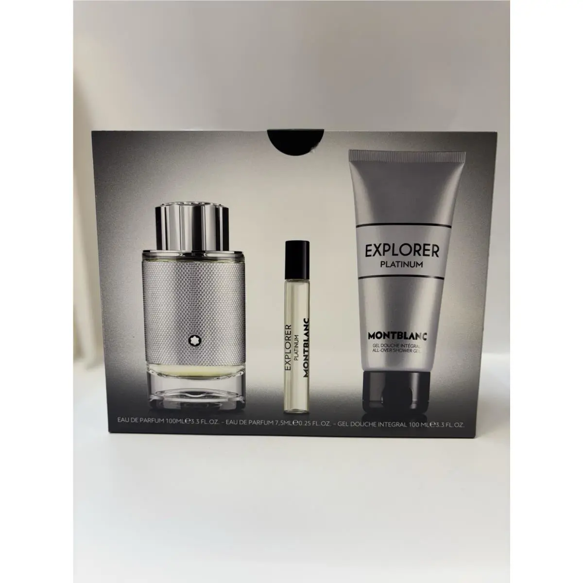 Montblanc Explorer Platinum 3 Piece Gift Set