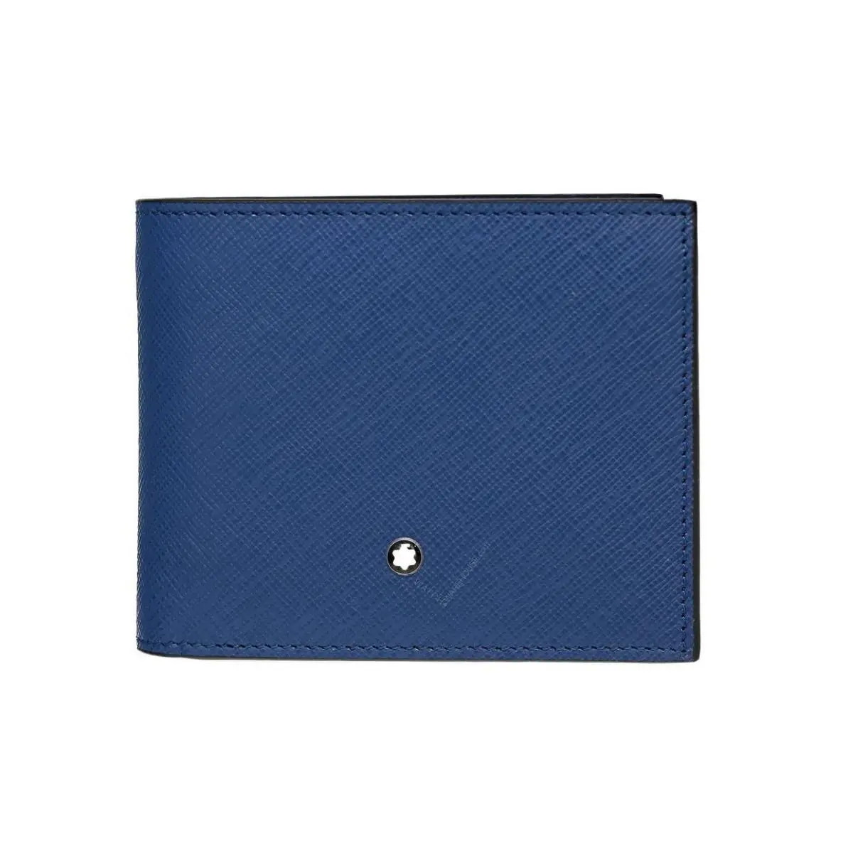 Montblanc Sartorial 6cc Blue Leather Wallet MB130812