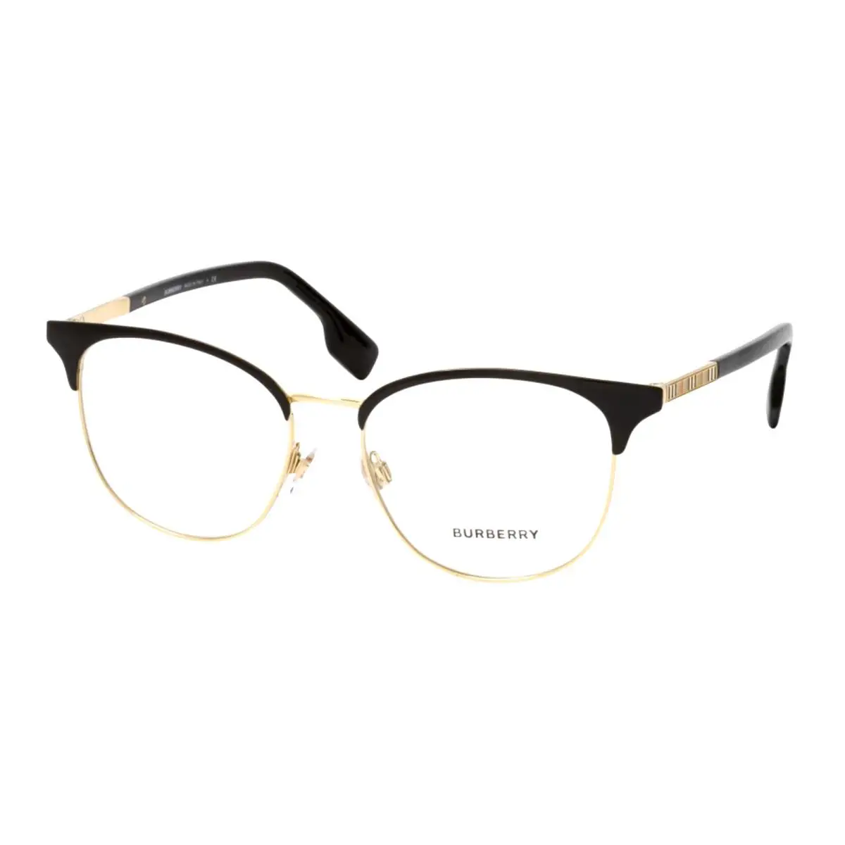 Burberry Sophia Eyeglasses B 1355 1109 52-16 140 Black Light Gold Frames - Frame: Light Gold & Black