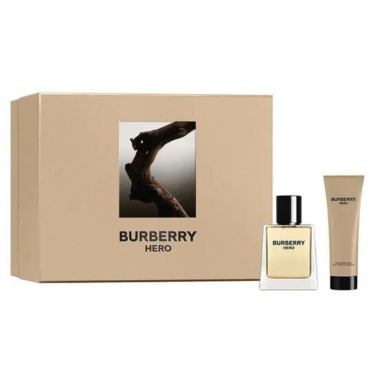 Burberry Hero 2 Piece Gift Set For Men - 1.7 OZ Edt + 2.5 OZ Shower Gel
