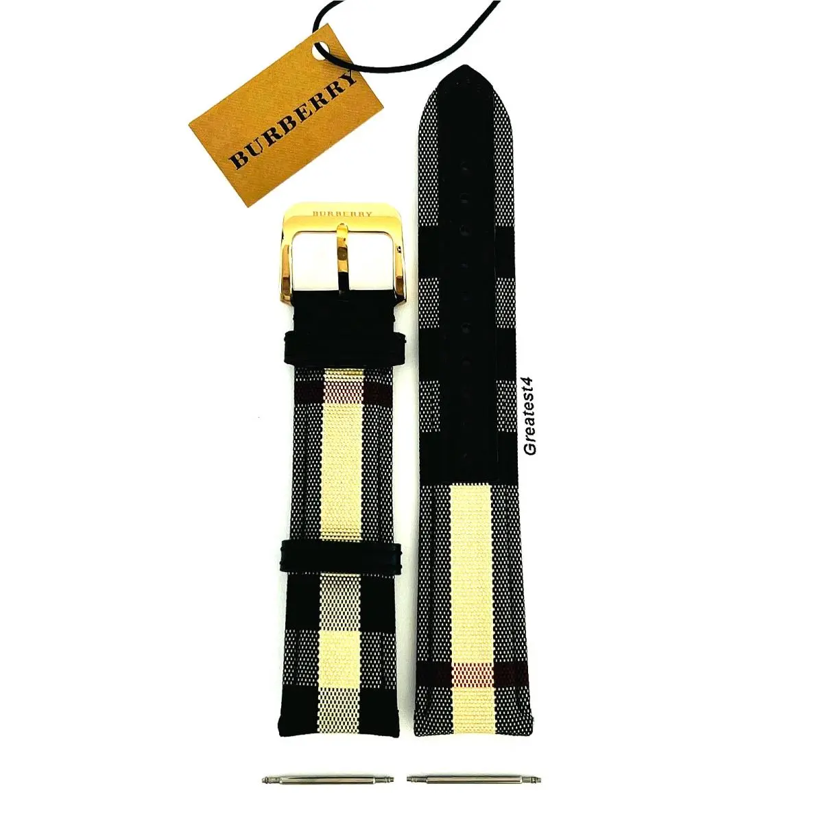 Classic Horse Ferry Replacement Strap For BU10001 with Buckle 20 MM by Burberry