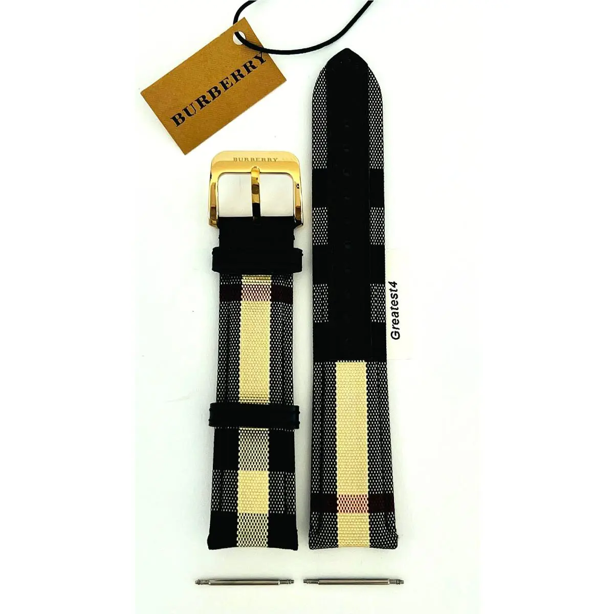 Burberry Classic Horseferry Replacement Strap For BU10001 Buckle 20 mm