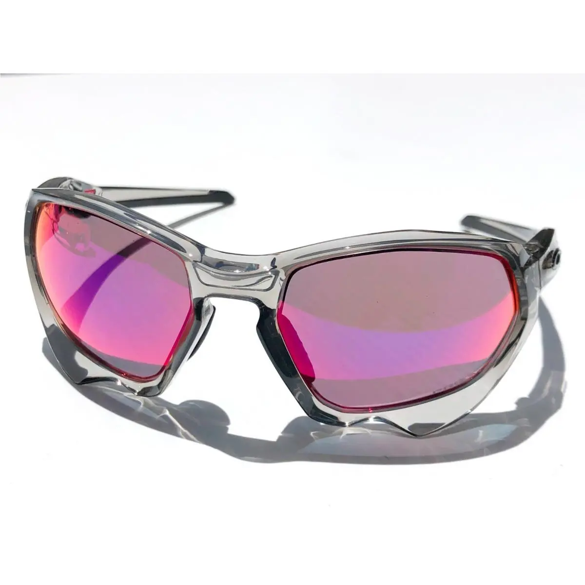 Plazma Grey Ink Transparent Clear w Prizm Road Bike Sunglass 9019-03 by Oakley