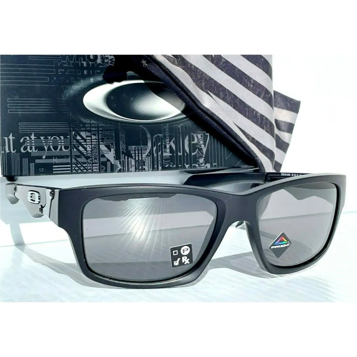 Jupiter Squared Tonal Usa Flag Polarized Galaxy Jade Sunglass 9135 by Oakley