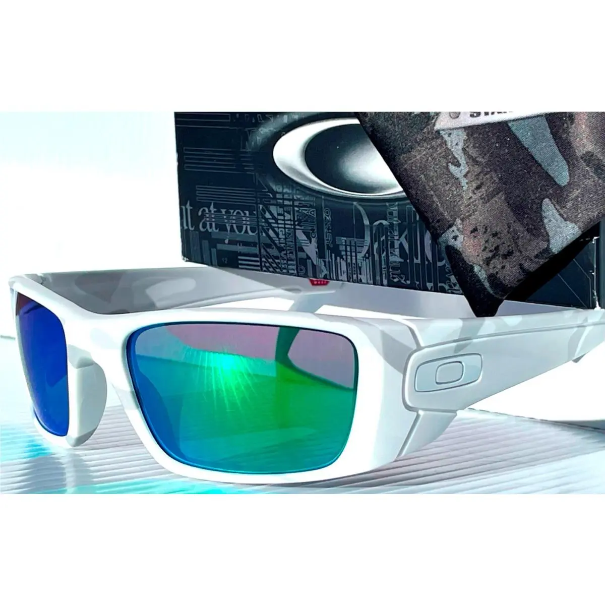 Fuel Cell Alpine Multicam Polarized Galaxy Chrome Lens Sunglass 9096-M2 by Oakley