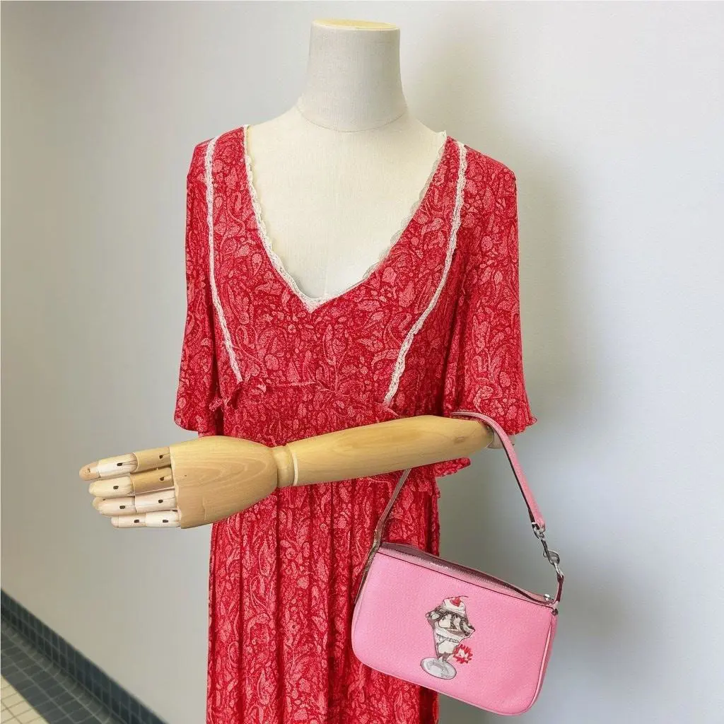 Coach CU251 Nolita 19 with Sundae Graphic IN Cherry Blossom