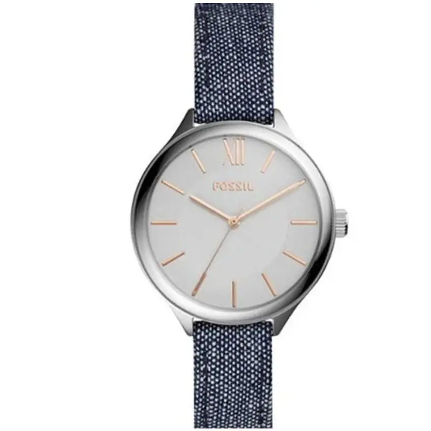 BQ3364 Suitor Three-hand Blue Denim Watch by Fossil