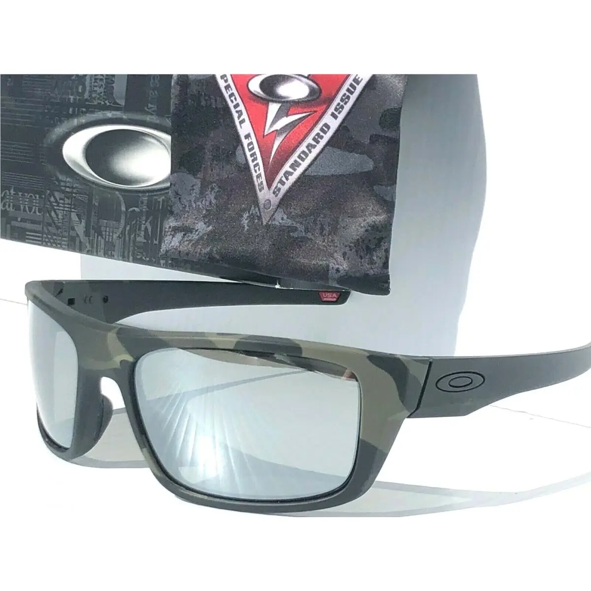 Oakley Drop Point Camo Multicam Polarized Galaxy Chrome Mirror Sunglass 9367-12