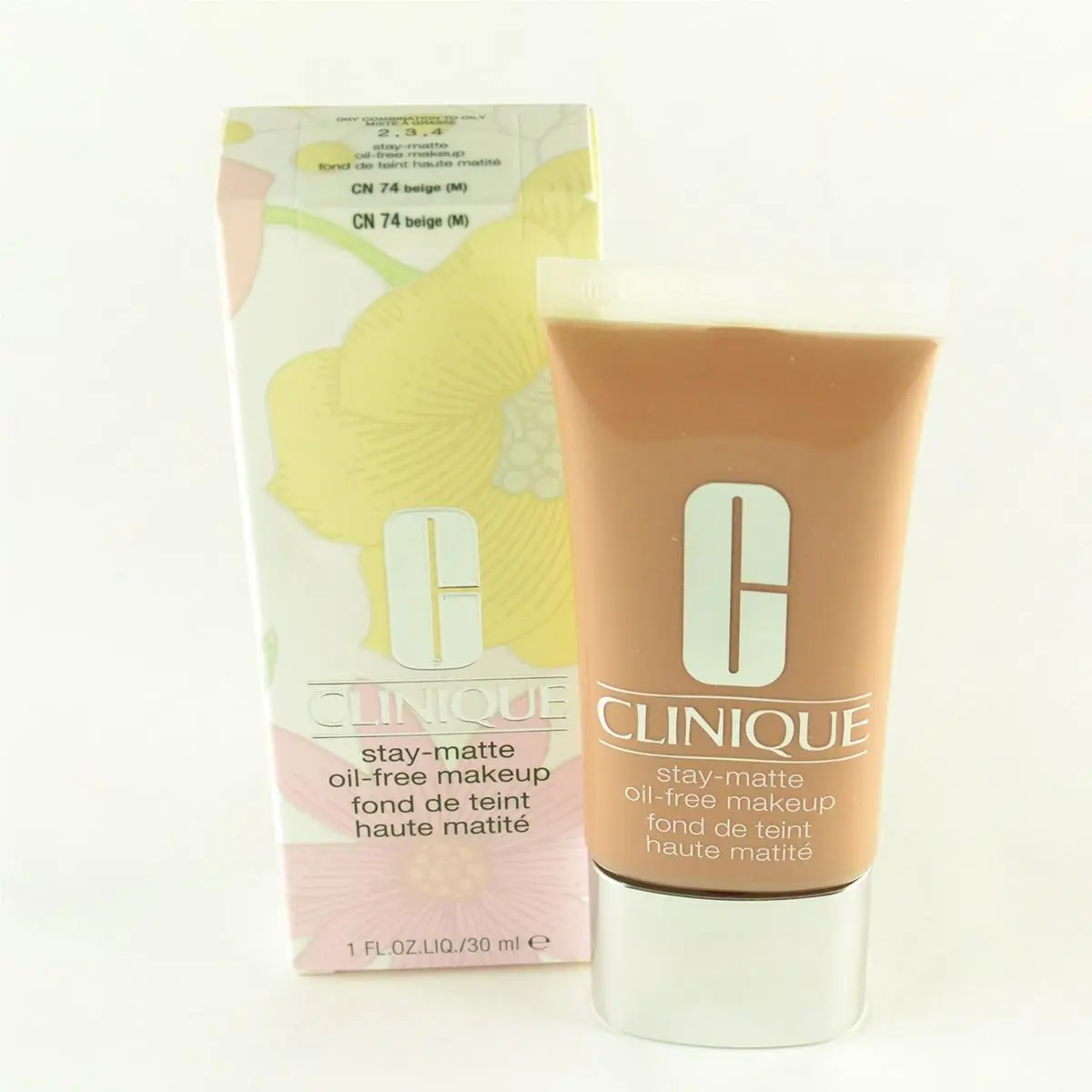 Clinique Stay-matte Oil-free Makeup CN 74 Beige M - Size 30mL / 1 Oz