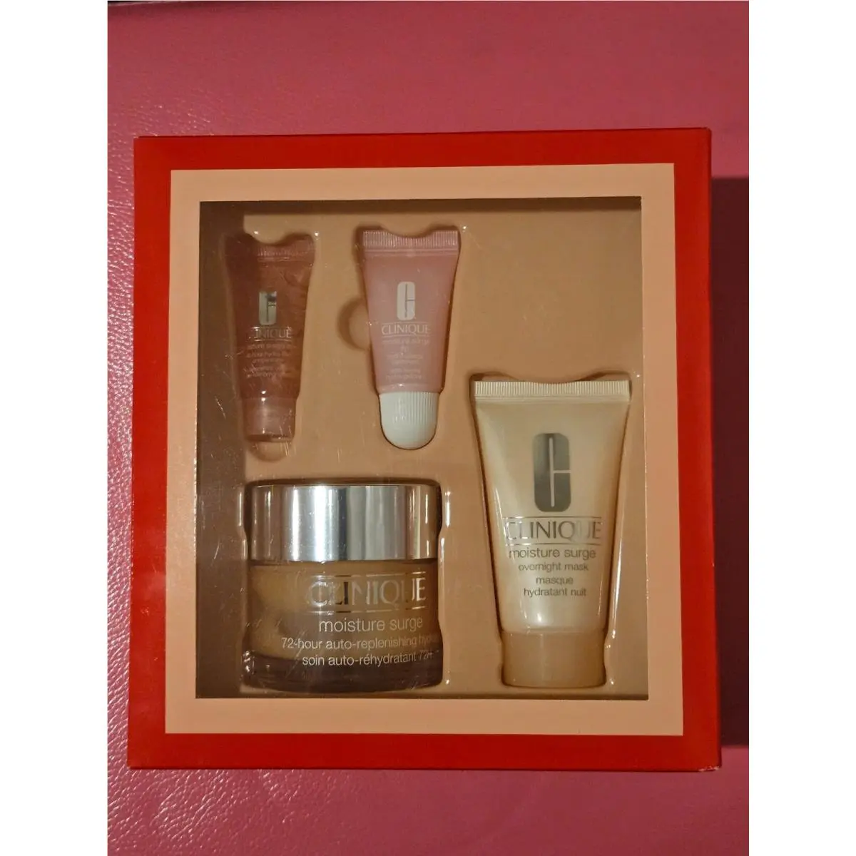 Clinique More Than Moisture Gift Set Moisture Surge72-HR/Mask/Eye/Lip Plump