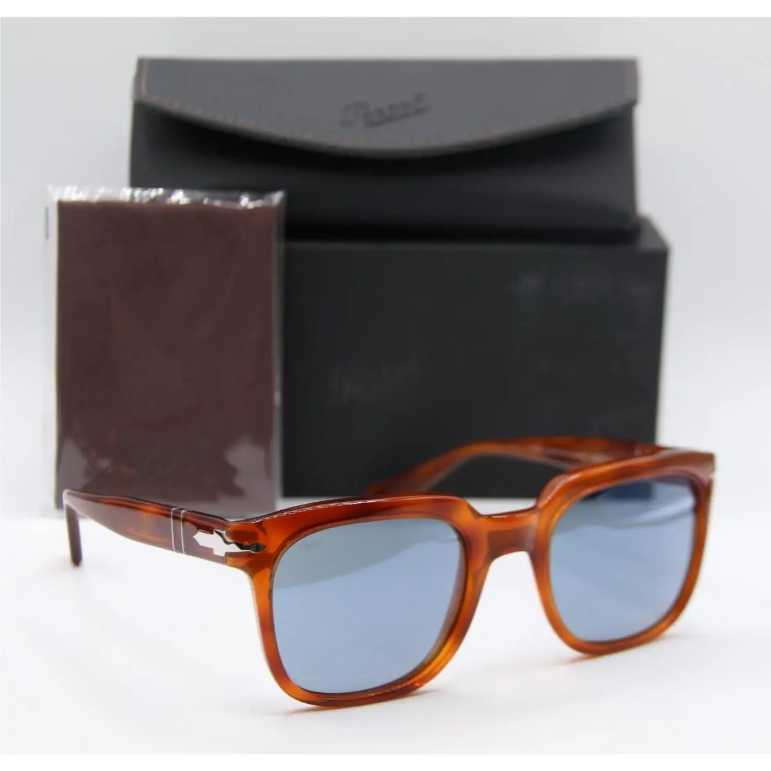 Persol P 3323-S 96/56 Terra DI Siena Tort Frames Sunglasses 53-22