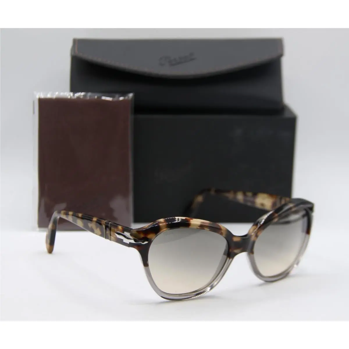 Persol P 0582-S 1130/32 Havana Grey Fade Frames Sunglasses 54-17