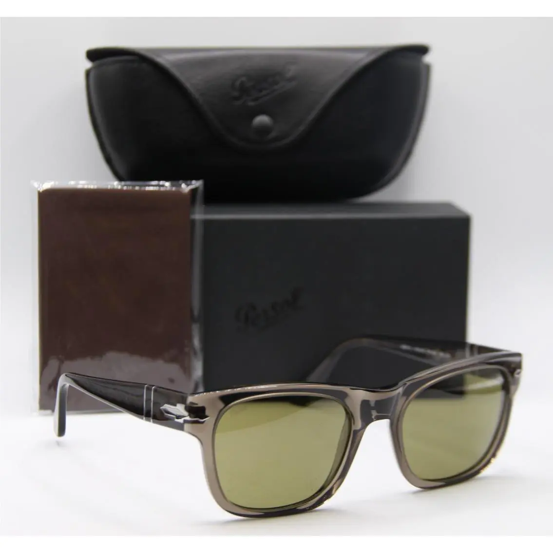 Persol P 3269-S 1103/4E Smoke Grey Green Frames Sunglasses 54-20
