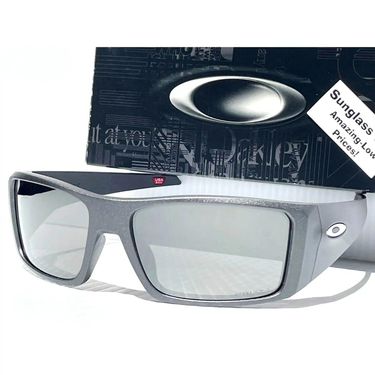 Heliostat Steel Grey Prizm Black Lens Sunglass 9231-03 by Oakley