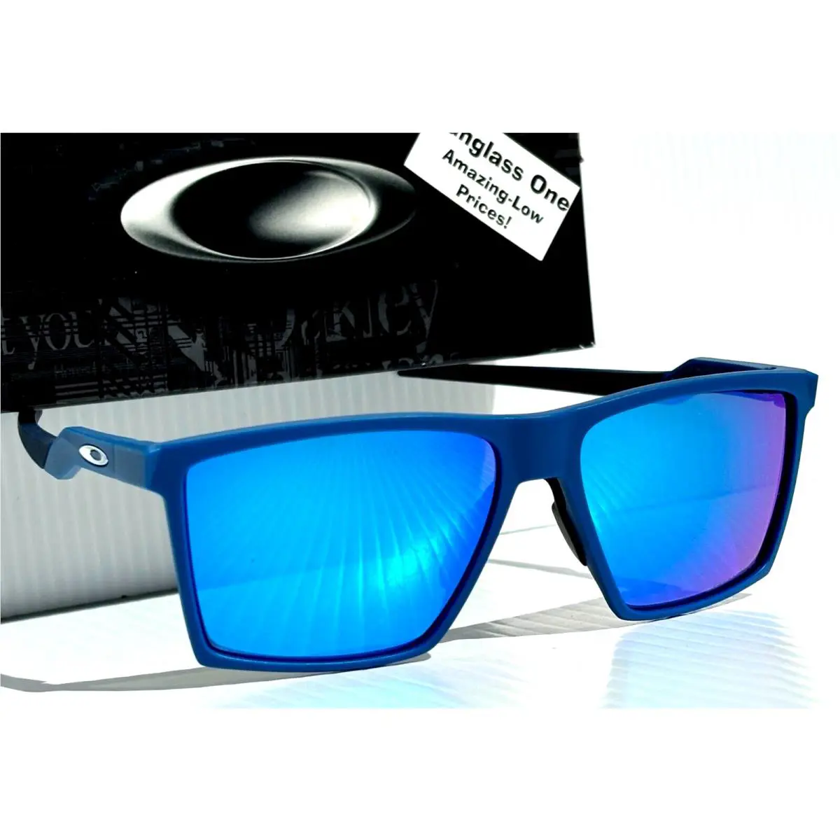 Futurity Sun Satin Ocean Blue Prizm Sapphire Lens Sunglass 9482-03 by Oakley