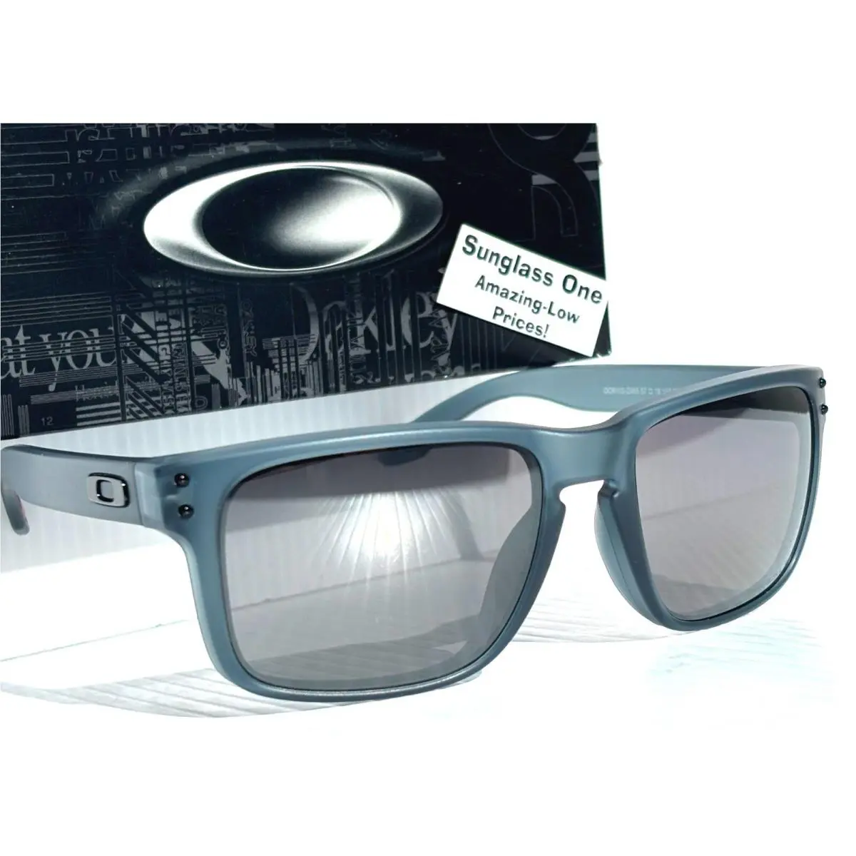 Oakley Holbrook Matte Crystal Black Prizm Polarized Black Sunglass 9102-Z4
