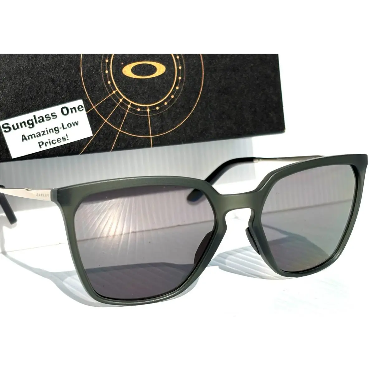 Oakley Sielo SQ Matte Olive Ink Prizm Polarized Grey Lens Sunglass 9480-10