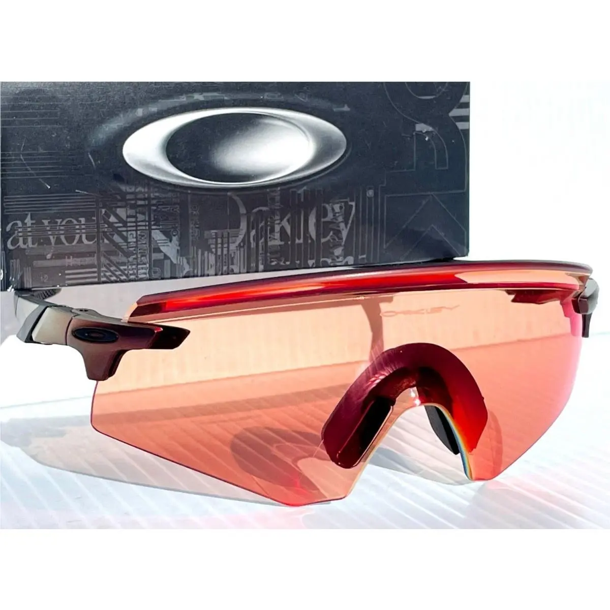 Oakley Encoder Matte Red Color Shift Prizm Trail Torch Red Sunglass 9471-08