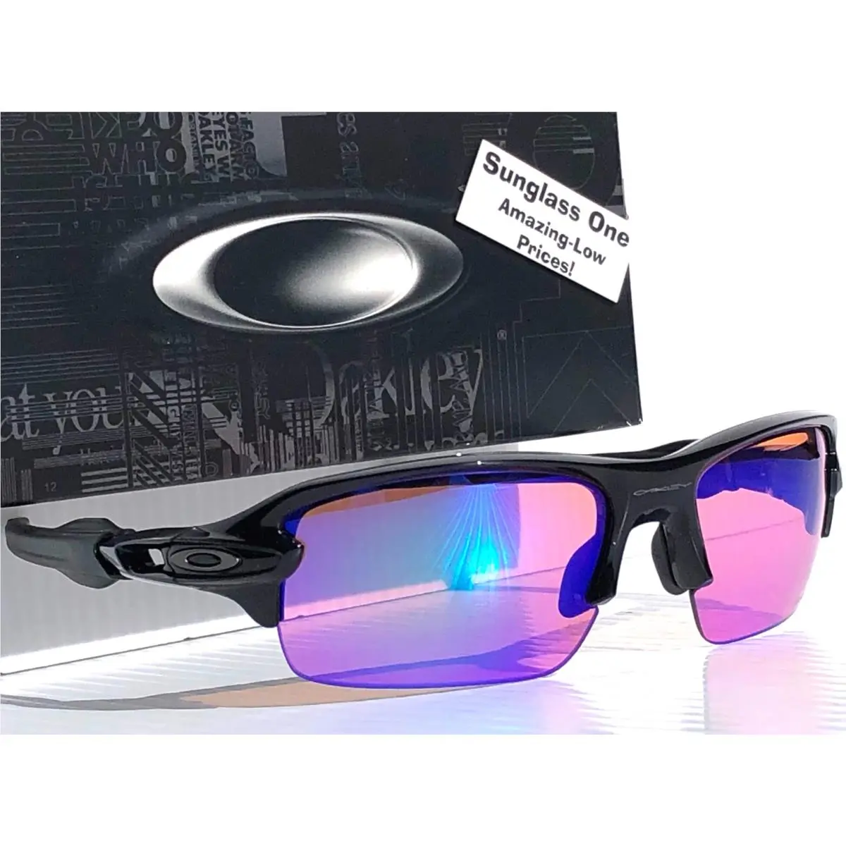 Oakley Flak 2.0 S Small Black Prizm Golf Lens Sunglass 9511-01