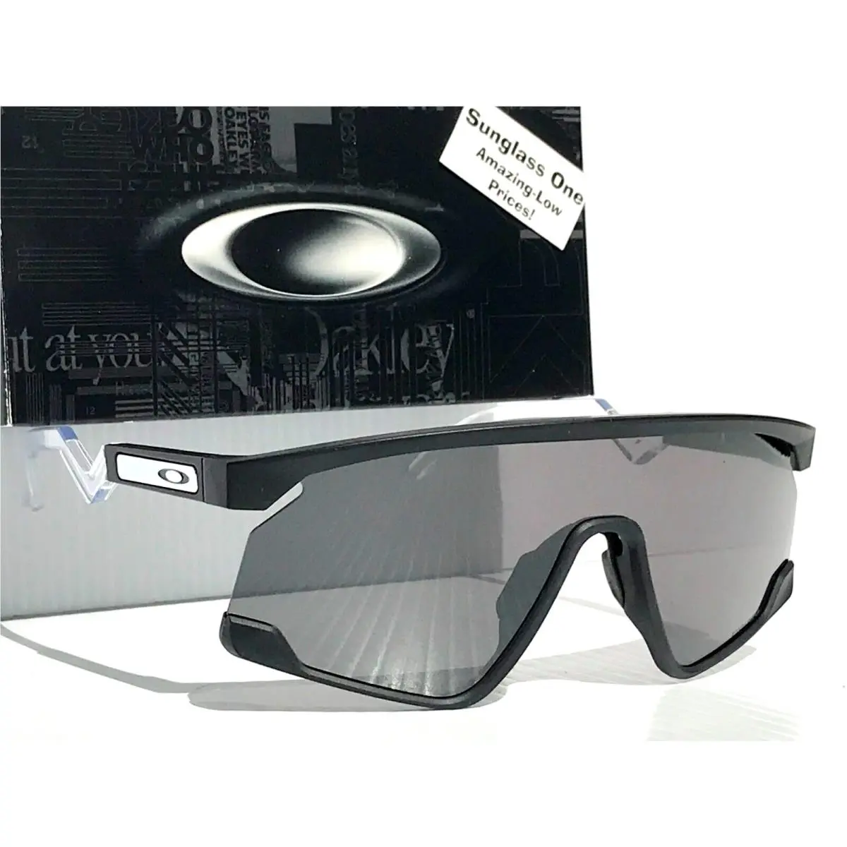 Oakley Bxtr Matte Black Clear Prizm Black Lens Sunglass 9280-01