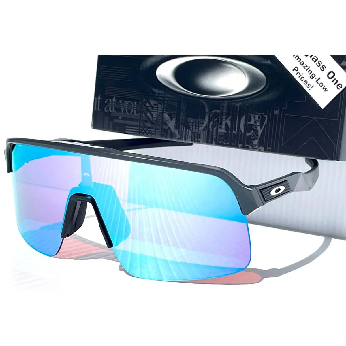 Sutro Lite Matte Grey Rimless Prizm Snow Sapphire Sunglass 9463-17 by Oakley