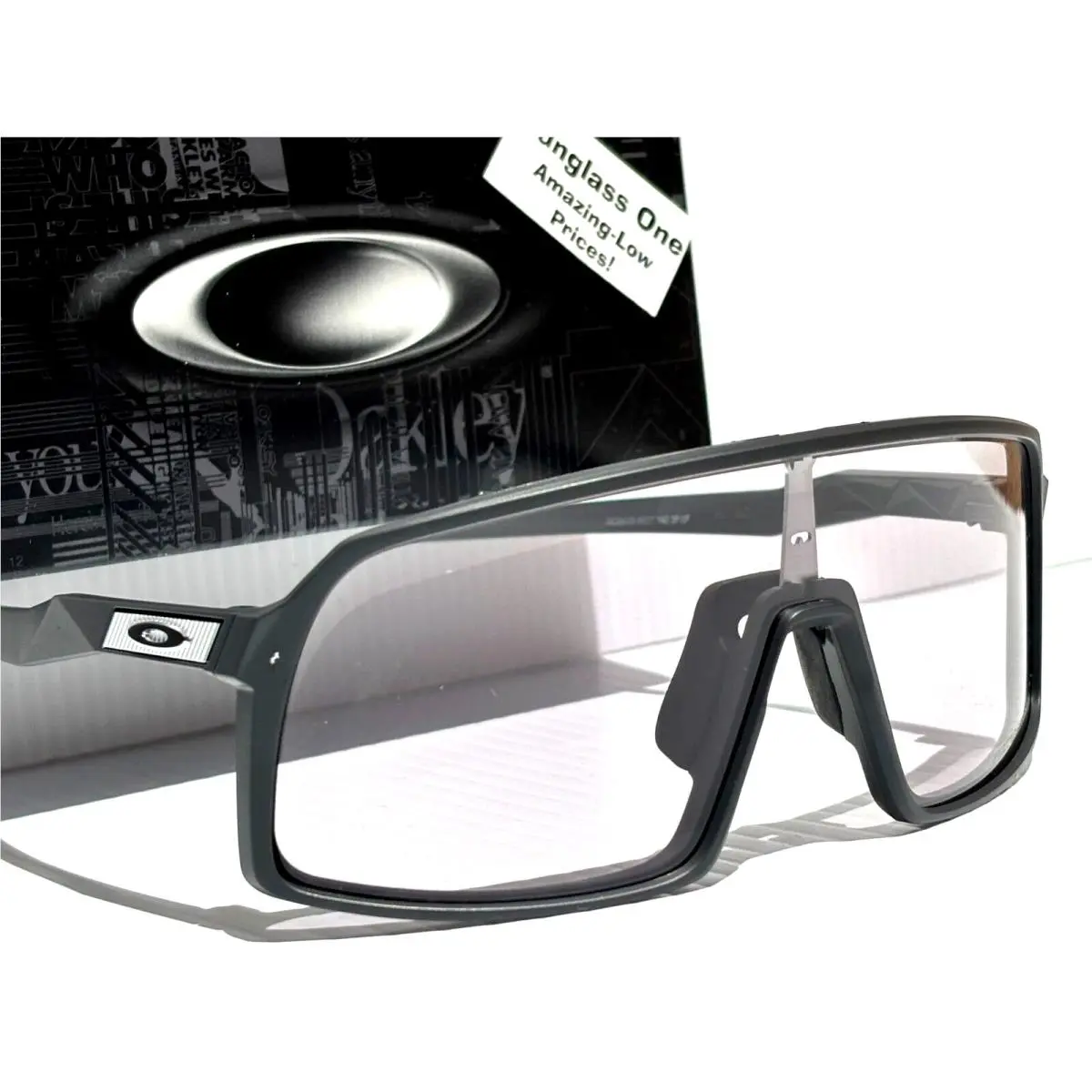 Sutro Matte Carbon Grey Photochromic Clear Lens Sunglass 9406-98 by Oakley