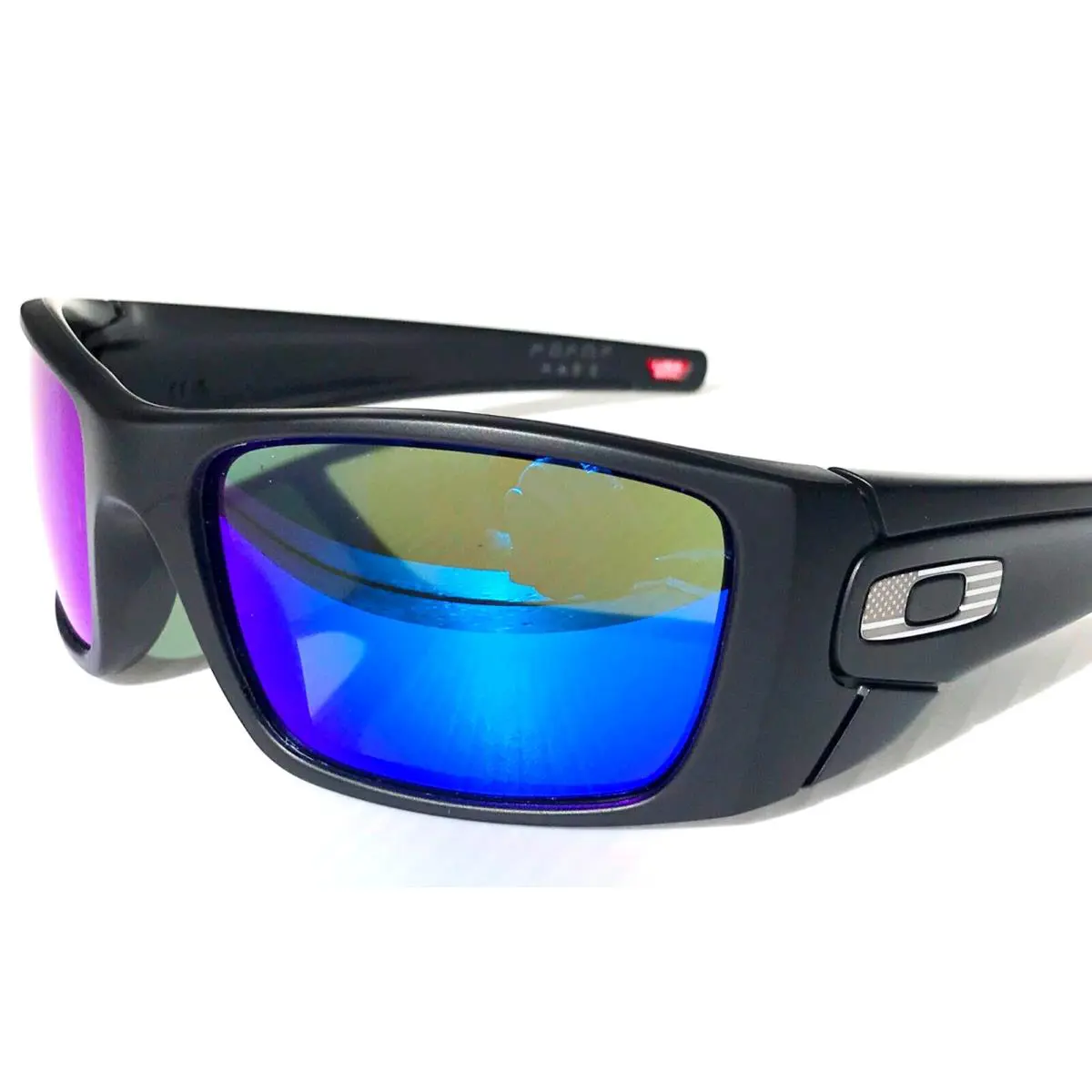 Fuel Cell Tonal Usa Flag w Polarized Galaxy Blue Lens Sunglass 9096 by Oakley