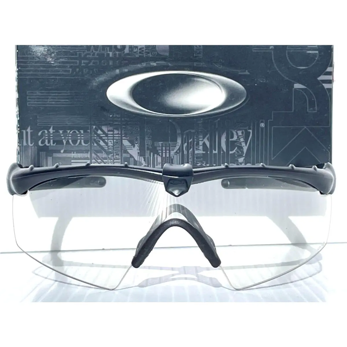 Oakley SI M Frame 2.0 Matte Black Frame Clear Lens Sunglass 9047-01