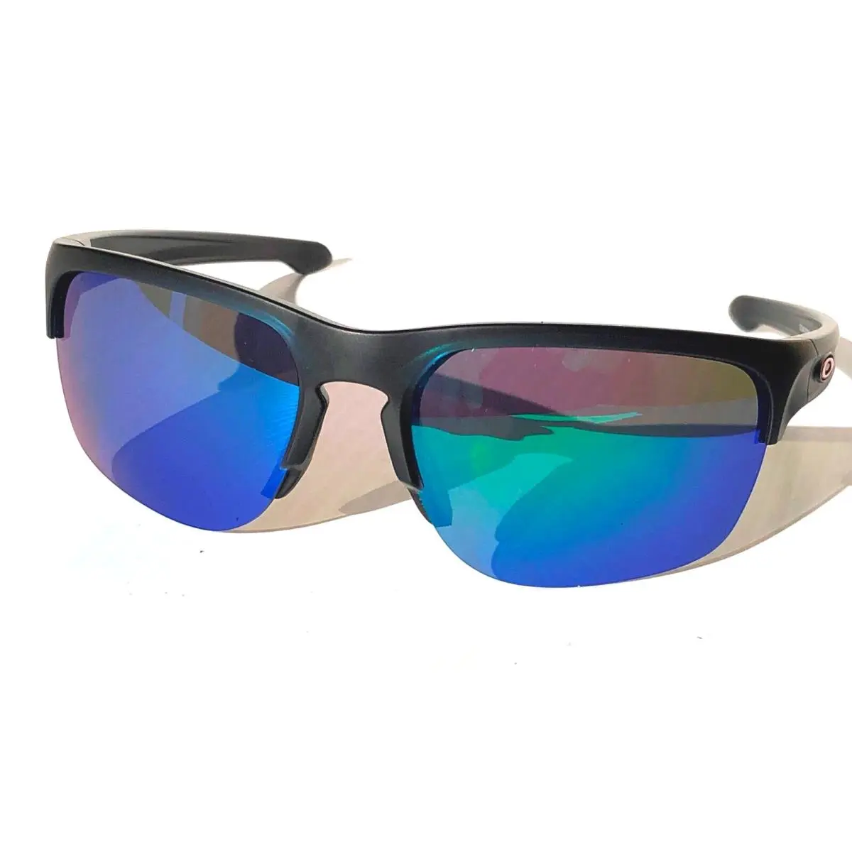 Sliver Edge Matte Black Ink Ducati Polarized Galaxy Jade Sunglass 9413 by Oakley