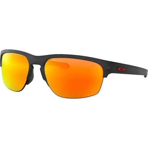 Oakley Sliver Edge Matte Black Ink w Ruby Iridium Lens Sunglass 9413-02