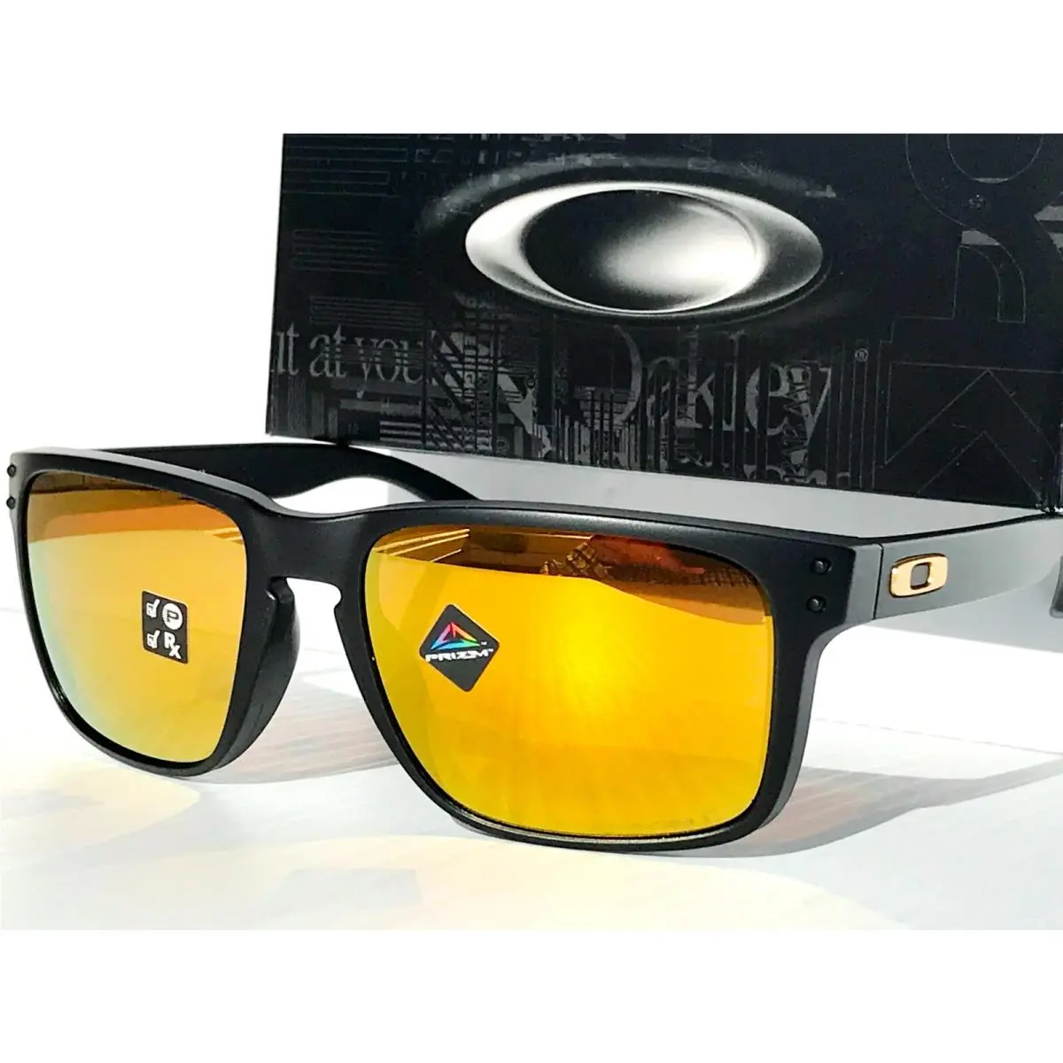 Oakley Holbrook XL Matte Black Polarized Prizm 24K Iridium Sunglass 9417-23