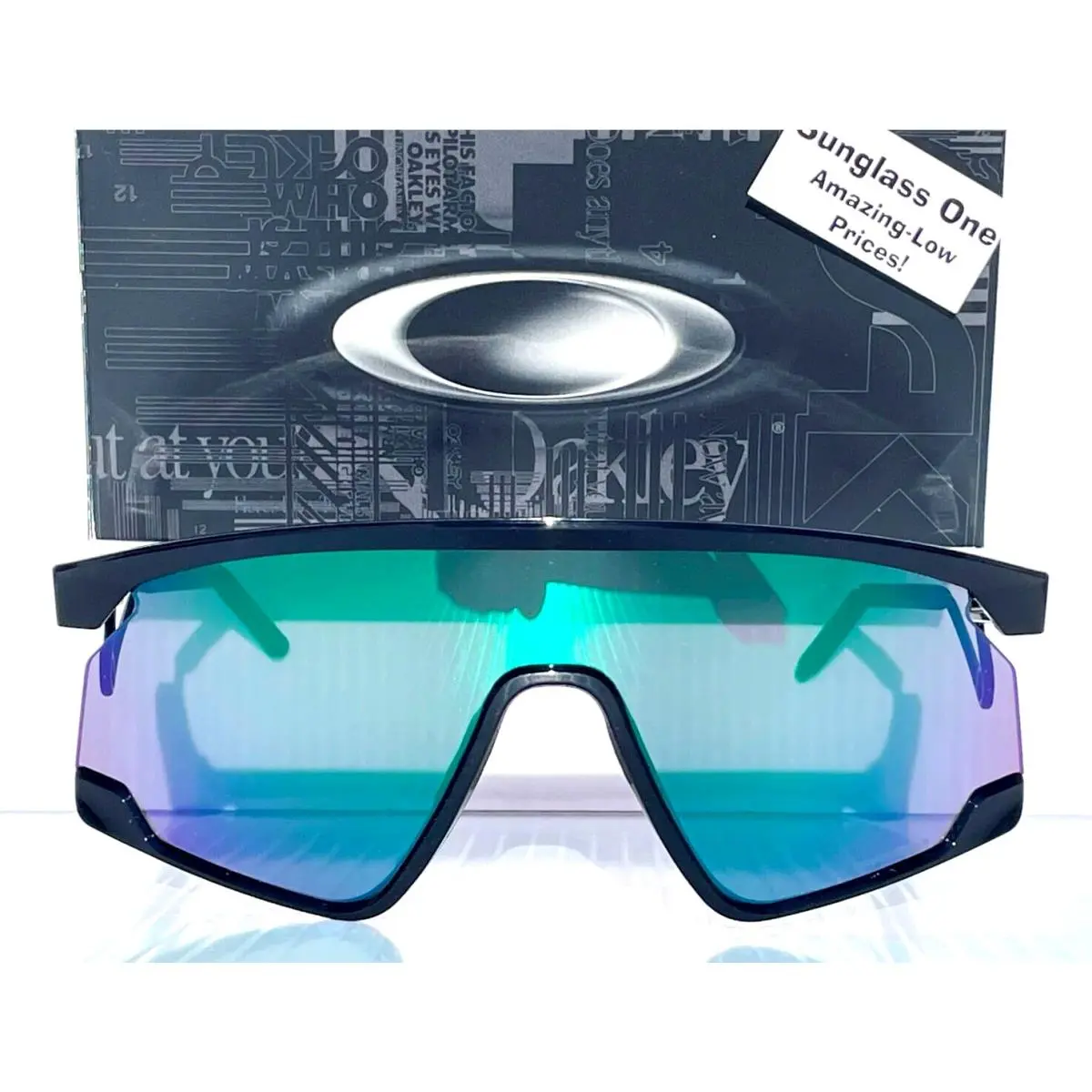 Oakley Bxtr Metal Black Prizm Jade Mirror Lens Sunglass 9237-07