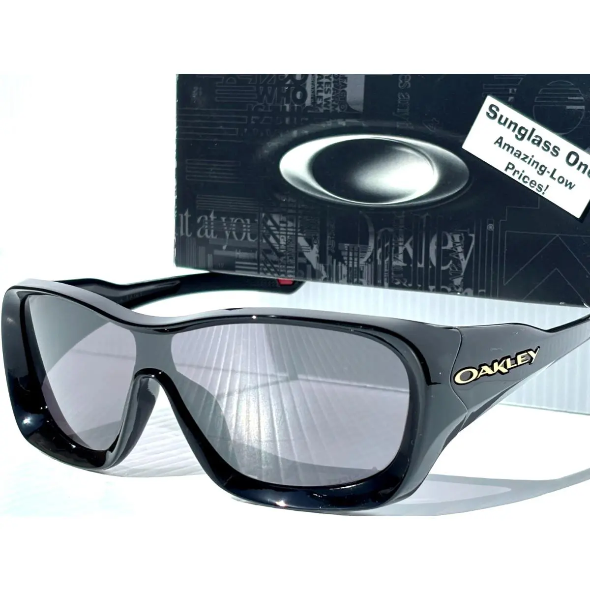 Oakley DE LA Salle Shiny Black Prizm Black Iridium Lens Sunglass 9493-01