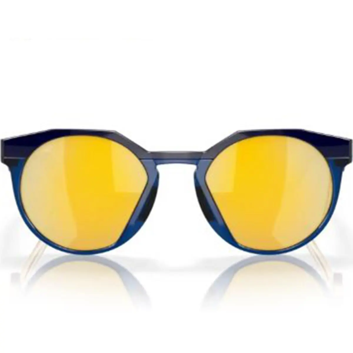 Hstn Navy Transparent Blue Frame Polarized 24K Prizm Sunglass 9242-11 by Oakley
