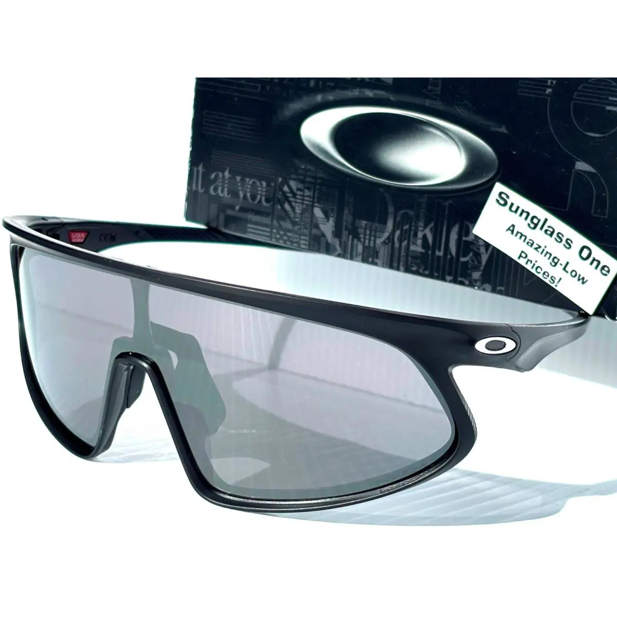 Rslv Matte Black Prizm Black Lens Sunglass 9484-01 Baseball by Oakley