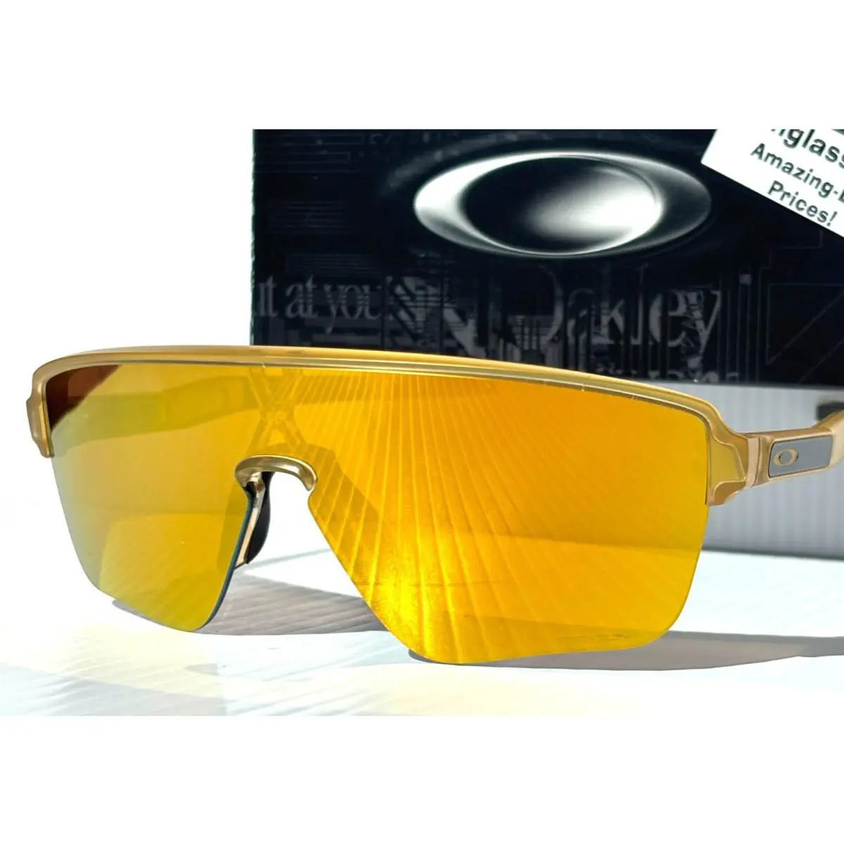 Oakley Corridor SQ Matte Trans Light Curry Prizm 24K Gold Sunglass 9415-04