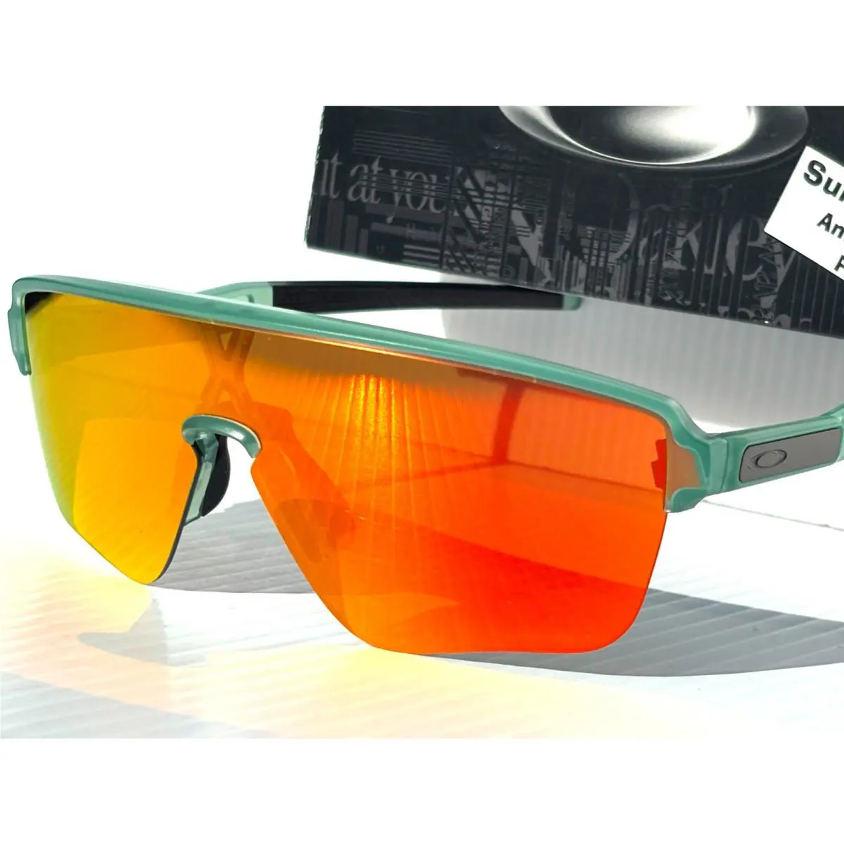 Corridor SQ Matte Trans Jade Prizm Ruby Lens Sunglass 9415-06 by Oakley