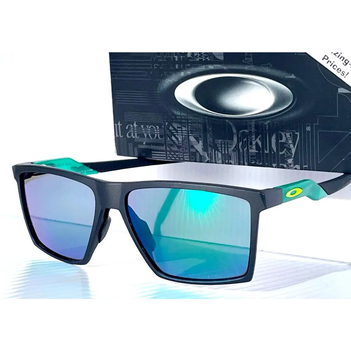 Oakley Futurity Sun Satin Black Prizm Jade Lens Sunglass 9482-02