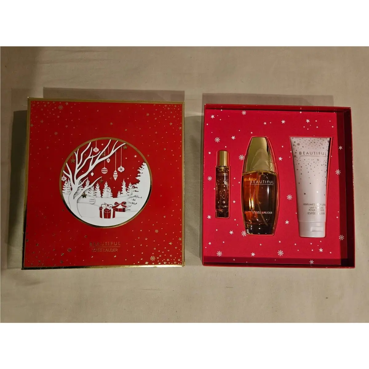 Estee Lauder Beautiful Deluxe Trio Fragrances 3 Pieces Gift Set