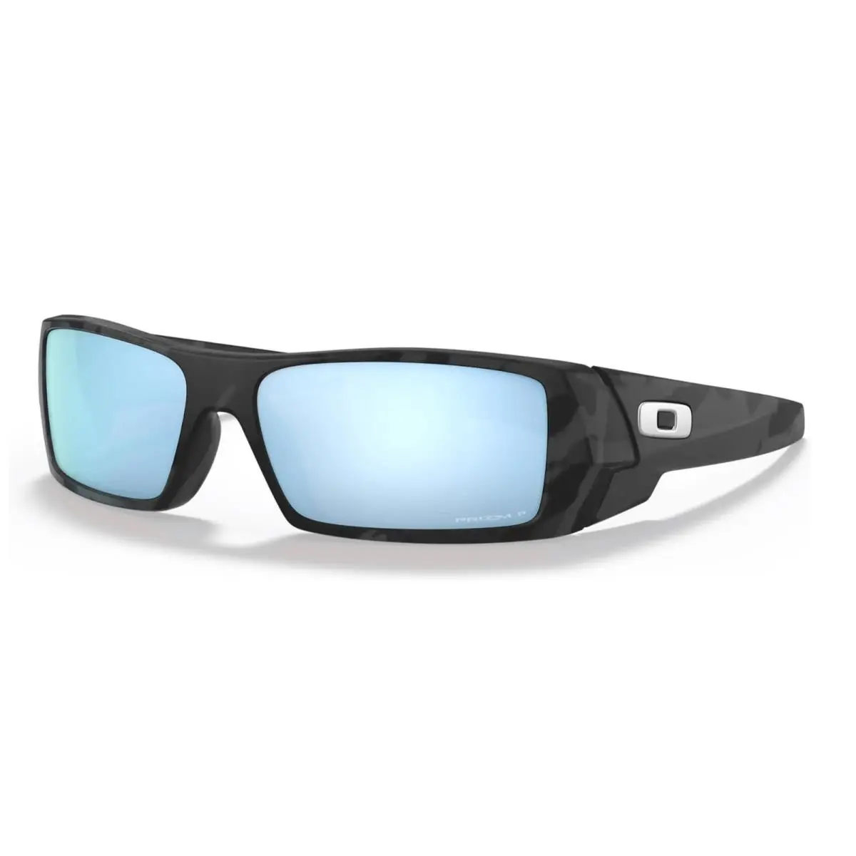 Oakley Sunglasses Gascan Matte Black Camo W/prizm Deep Water Polarized OO9014-81 - Frame: Black, Lens: Blue