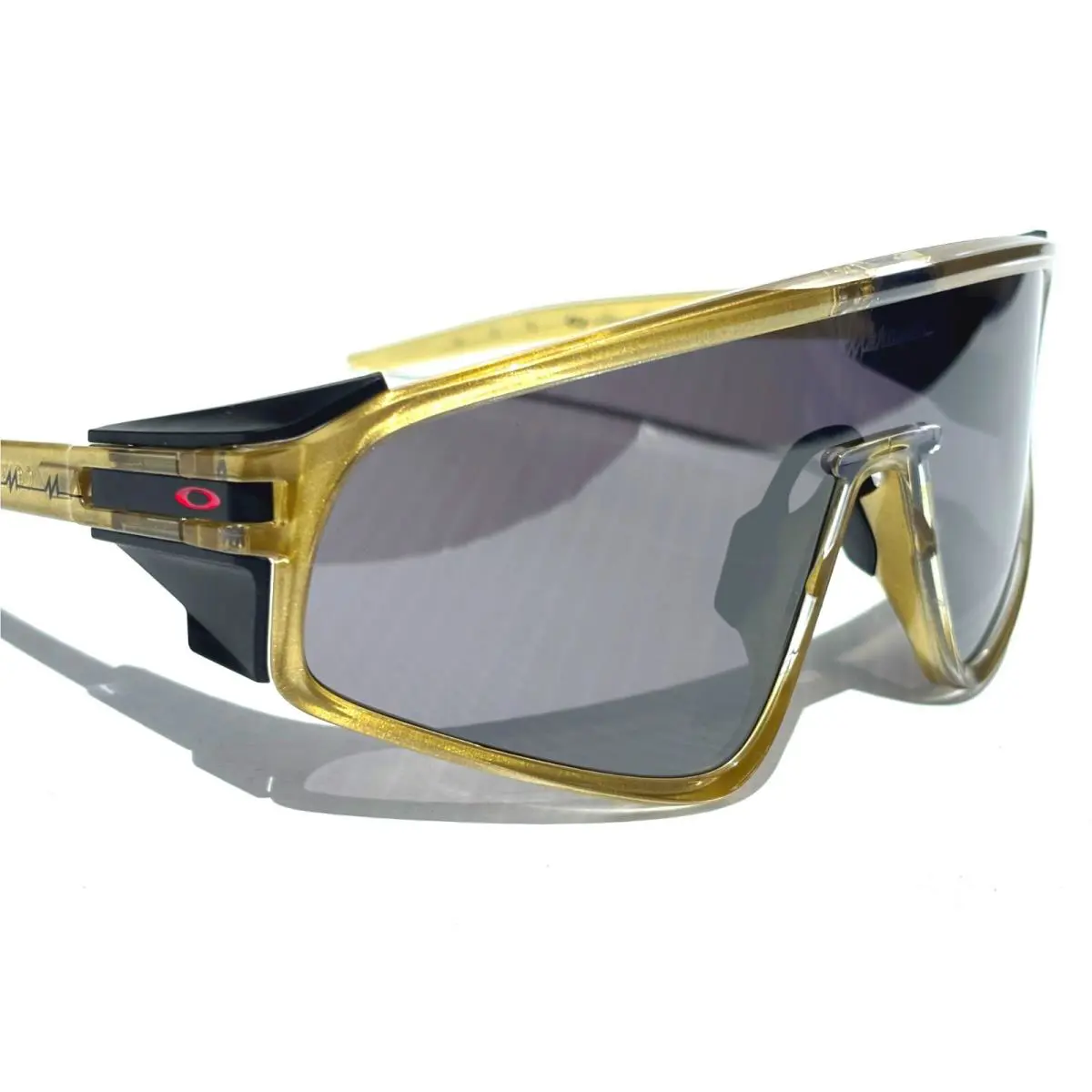 Latch Panel PM Gold Glass Prizm Black Lens Sunglass 9404-14 by Oakley