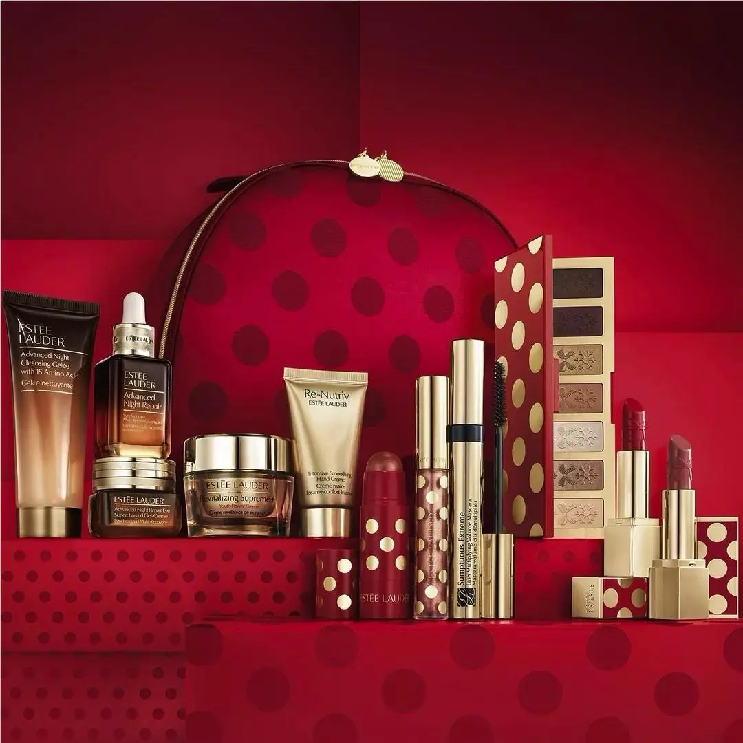 Estee Lauder Holiday Blockbuster Makeup Gift Set 2025 Value Glow Warm - Multicolor