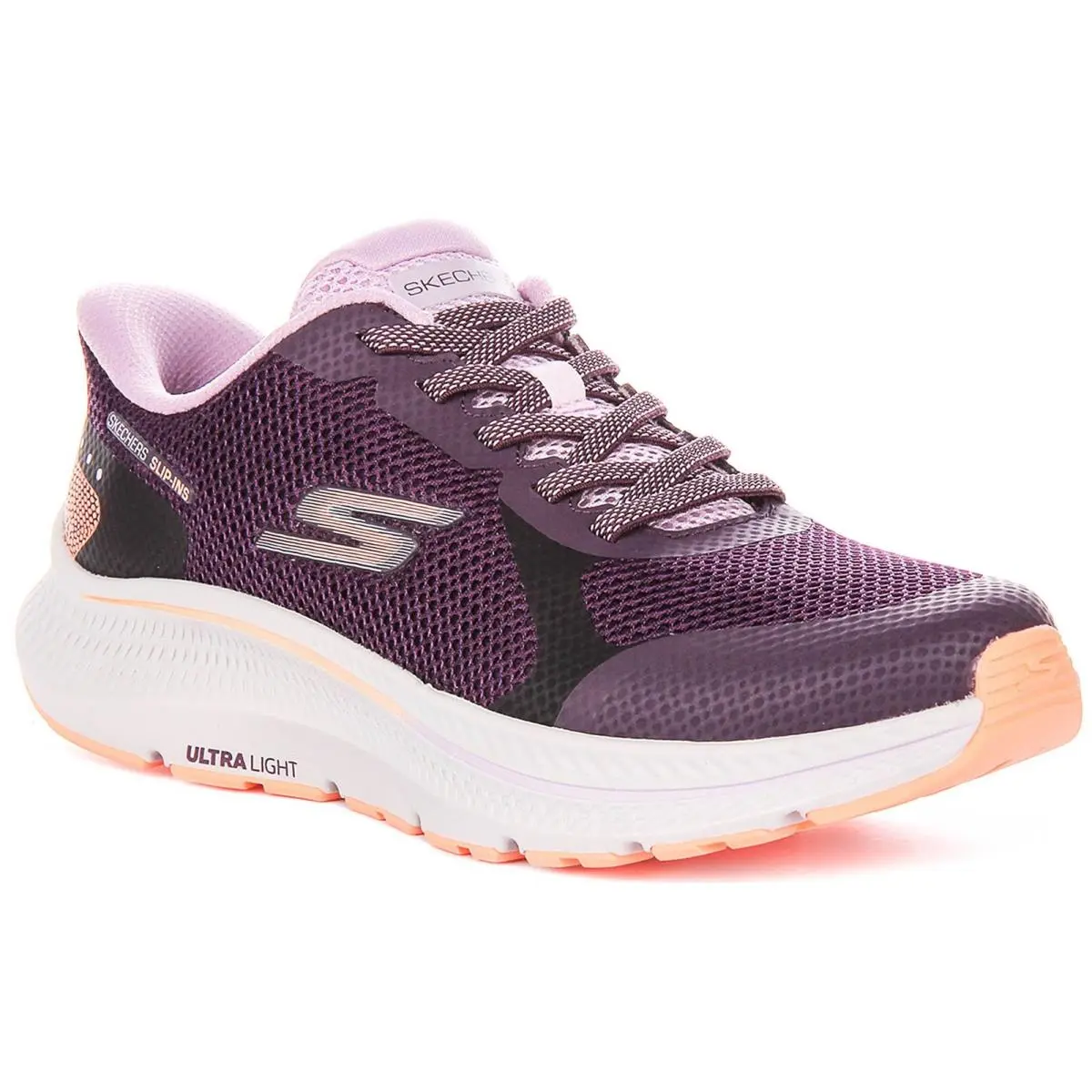 Skechers Go Run Cons 2.0 Captiva Vegan Mesh Womens Sneakers In Purple US 7 - 11 - Purple
