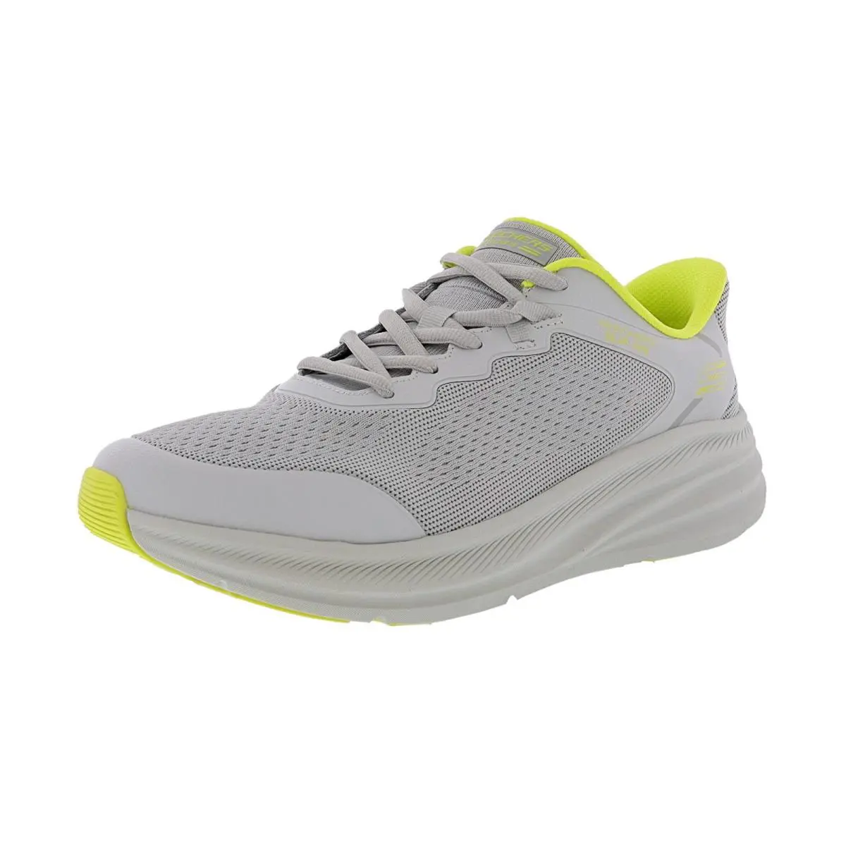 Skechers Men`s Slip-ins: Bobs Skillz 118431/LTGY Walking Shoes - LIGHT GREY