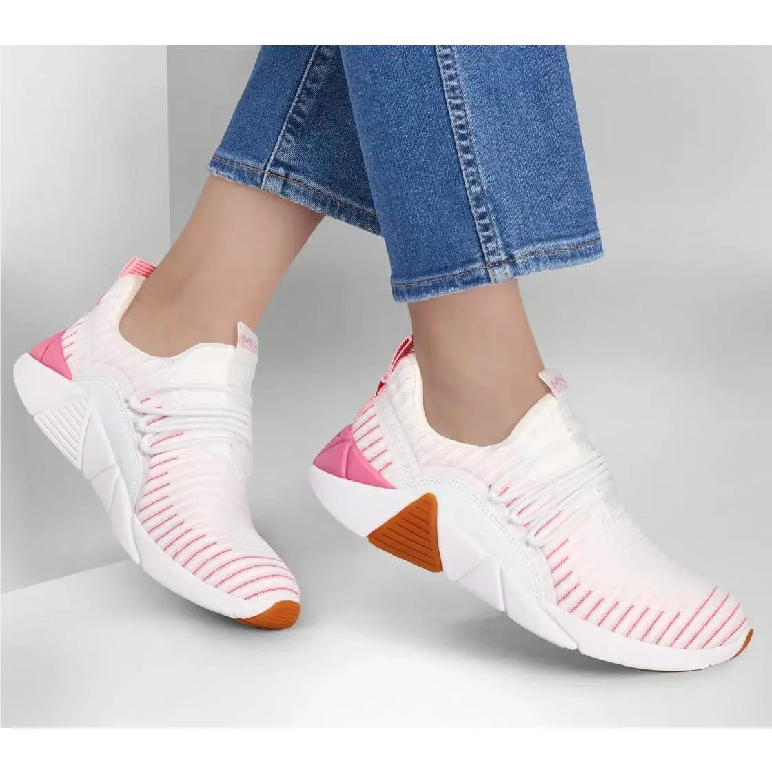 Skechers shoes - Mark Nason A Line - Zaci - 177681 WPK - White/Pink 5